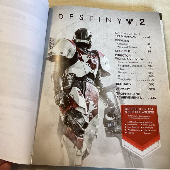 Destiny 2 : Prima Official Guide by Prima 2017 Brand New Unread PS XBOX ONE & PC - Picture 4 of 5
